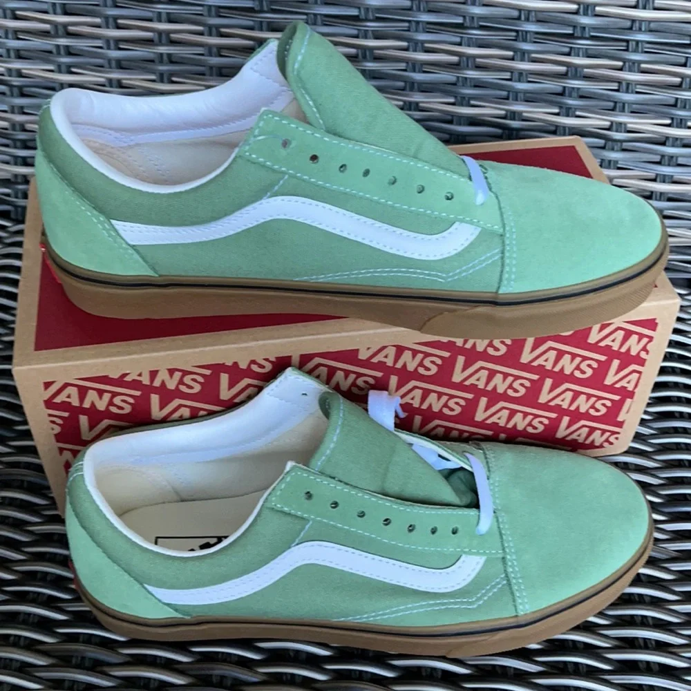 Vans Old Skool Gum Basil/True White WMNS - Picture 2 of 16
